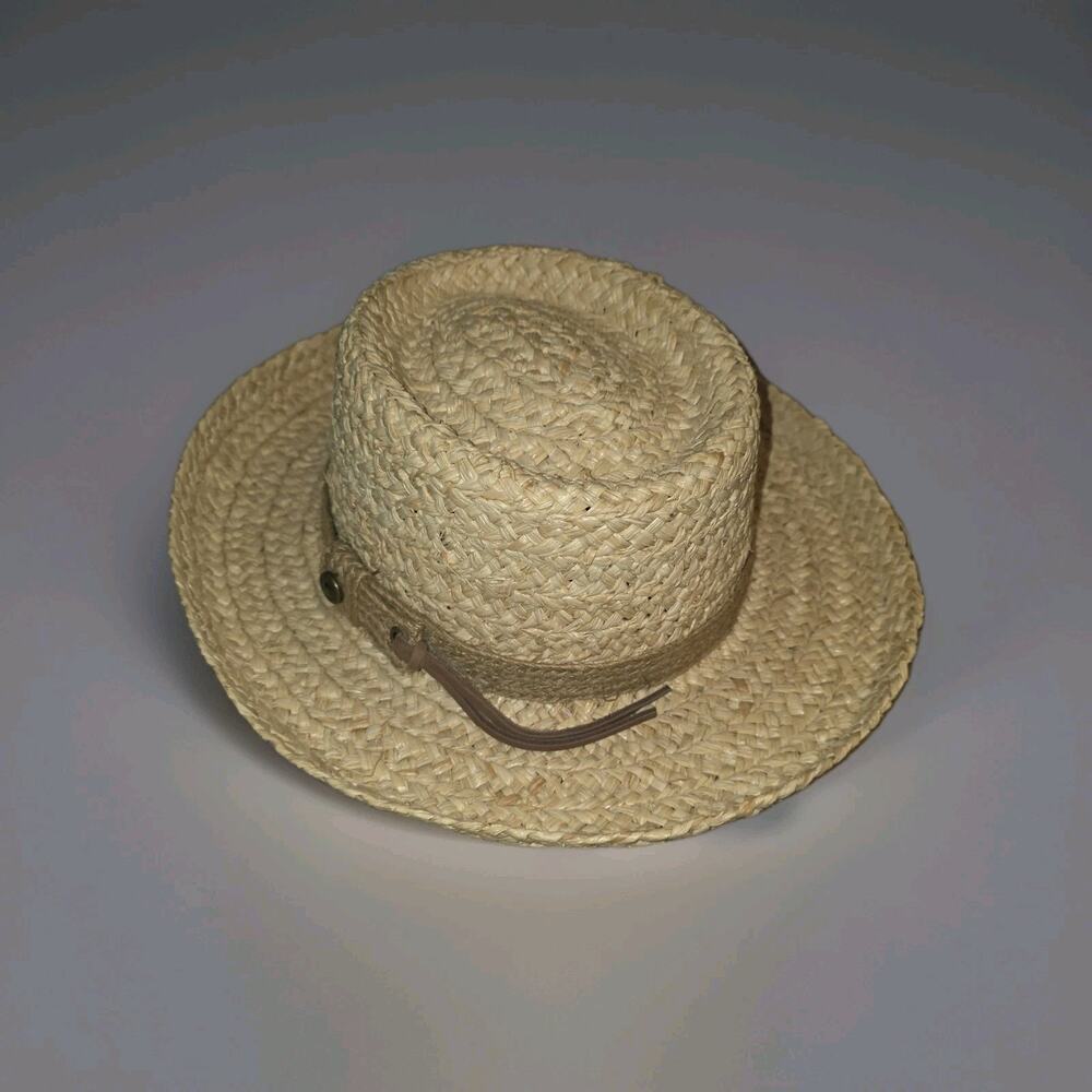 Vintage Dorfman Pacific Classic Straw Hat In‎ EUC Sz S/M